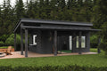 Lean-To 15x25 Golf Sim Studio